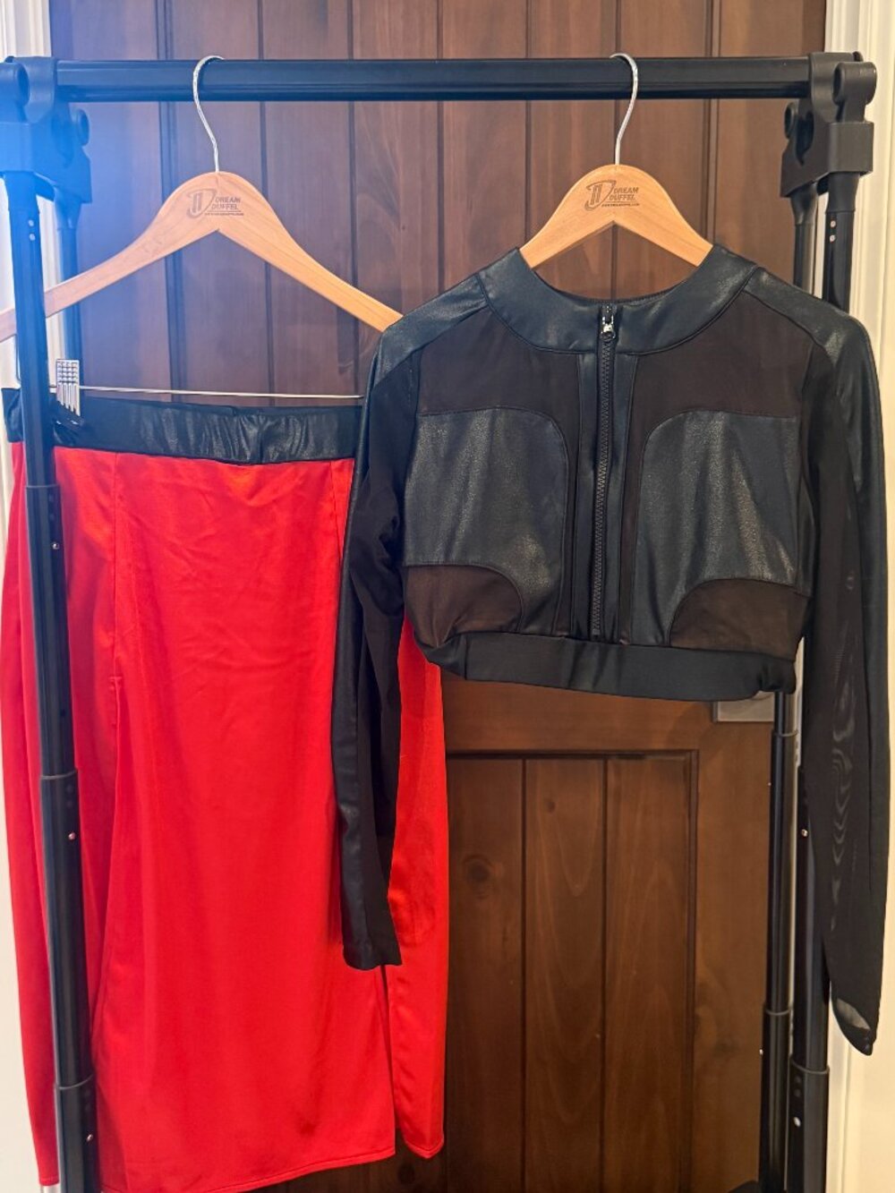 Tenth House Black top Red skirt dance costume!